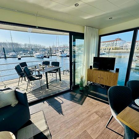Exklusives Ostsee-Hausboot, Kueche Mit Spueler, Tv, Grosse Sonnenterrasse, 3X Kostenfreie Kfz-Parkplaetze, Klimaanlage, Bis Zu 6 Personen, 2X Baeder, Waschmaschine Boltenhagen  Εξωτερικό φωτογραφία
